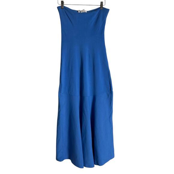 A.L.C. Dean Blue Strapless Knit A-Line Midi Dress Size Small - Picture 12 of 16
